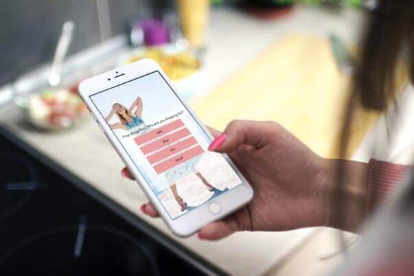 Boden mobile lookbook collects data directly from customers