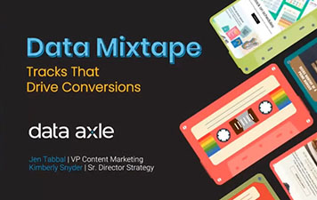 Data mixtape: Tracks that drive conversions in email marketing